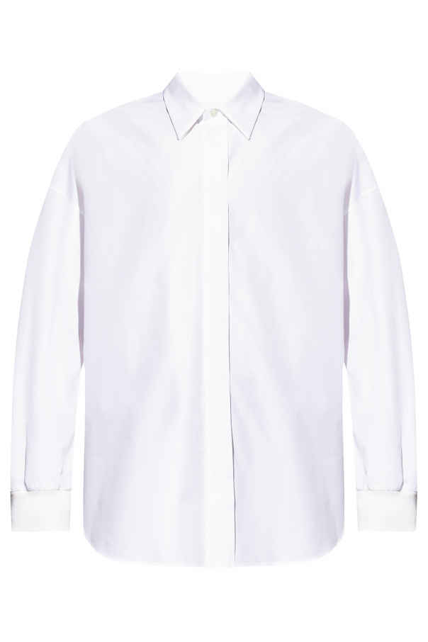 Alexander McQueen Alexander McQueen short-sleeved buckled shirt